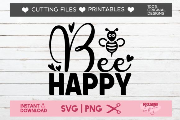 Bee Happy: A Charming Addition to T-Shirt Designs and Graphics