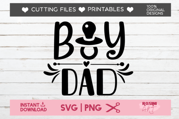 Boy Dad: A Versatile Graphic for T-Shirt Designs