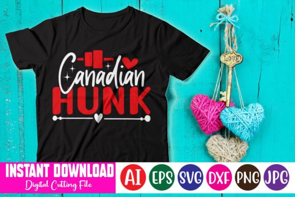 Canadian Hunk: A Bold Addition to T-Shirt Designs and Graphics