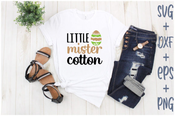 Little Mister Cotton: A Versatile Graphics Set for T-Shirt Designs
