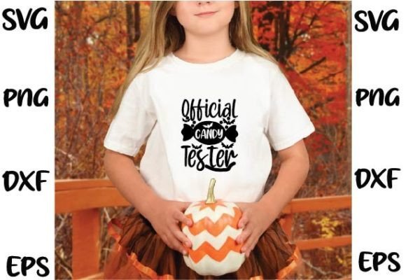Offical Candy Tester Svg Design for Graphics and T-Shirt Designs