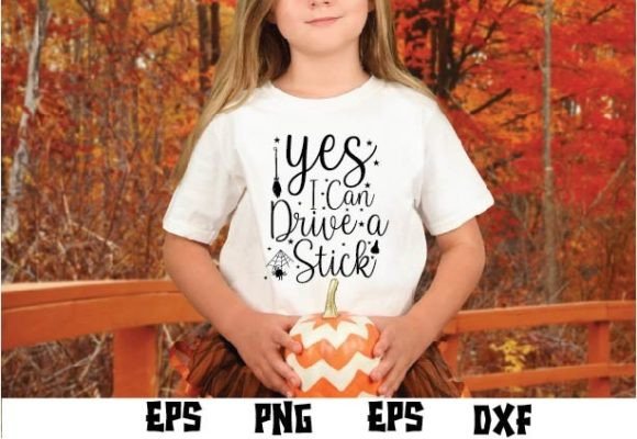 Yes I Can Drive a Stick Svg Design for T-Shirt Graphics